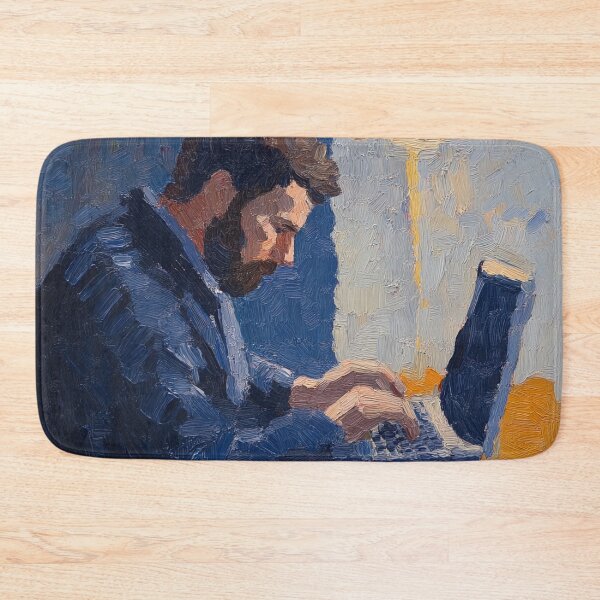 Item preview, Computer programmer | Post-impressionist painting style designed and sold by ComicsFactory.