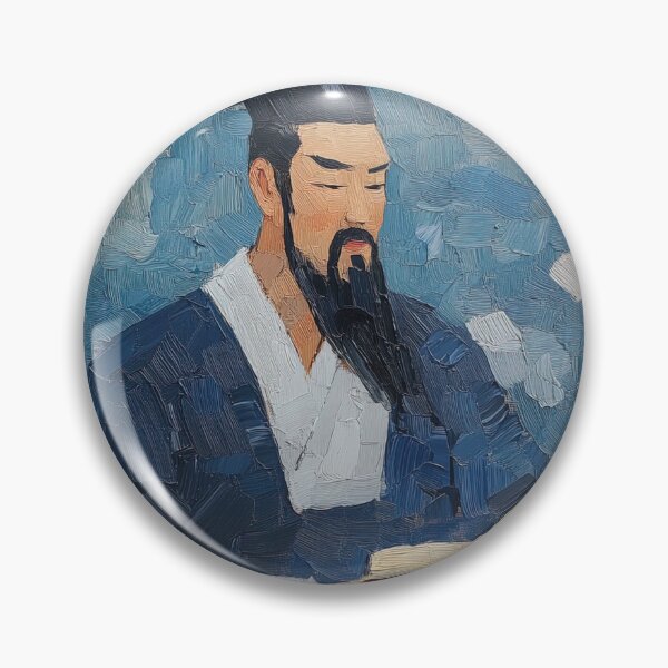 Item preview, Confucius | Post-impressionist painting style designed and sold by ComicsFactory.