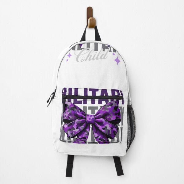 Item preview, Purple Military Child Camo Bow designed and sold by DARK_NOVA.