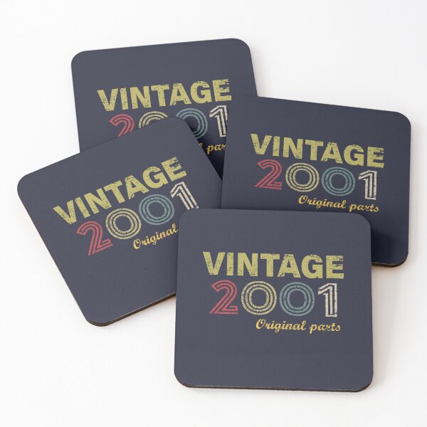 Item preview, Vintage 2001 Original Parts Cool 24th Birthday Gift Funny 24 Year Old Bday Gifts Men Women Boy Girl designed and sold by BCNDesign.