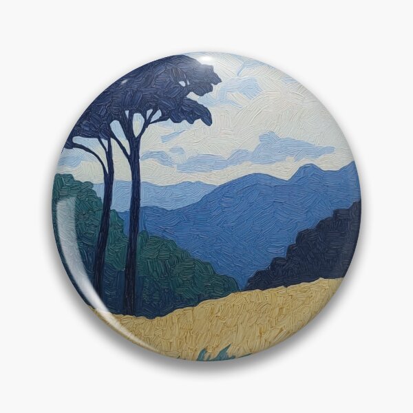 Item preview, Congo landscape | Post-impressionist painting style designed and sold by ComicsFactory.