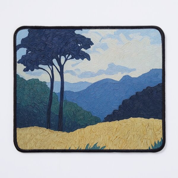 Item preview, Congo landscape | Post-impressionist painting style designed and sold by ComicsFactory.