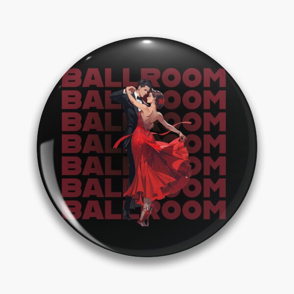 Item preview, ballroom dance couple gif red dress designed and sold by La Loca.