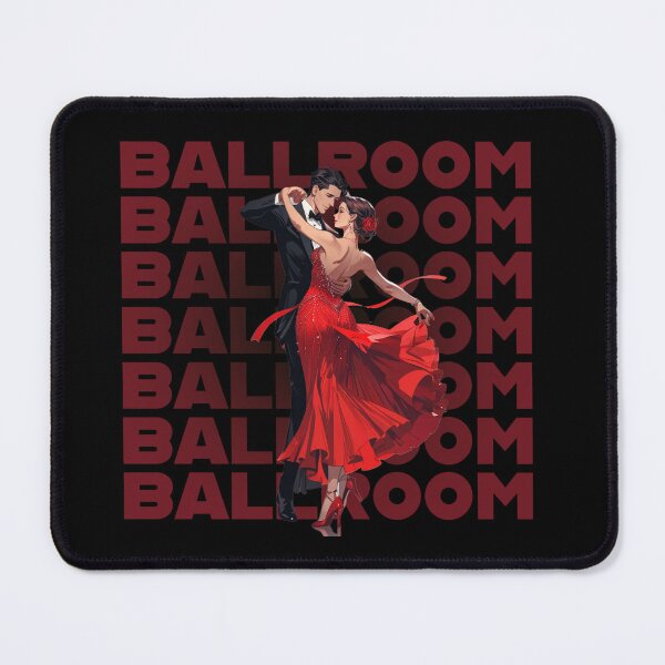 Item preview, ballroom dance couple gif red dress designed and sold by La Loca.