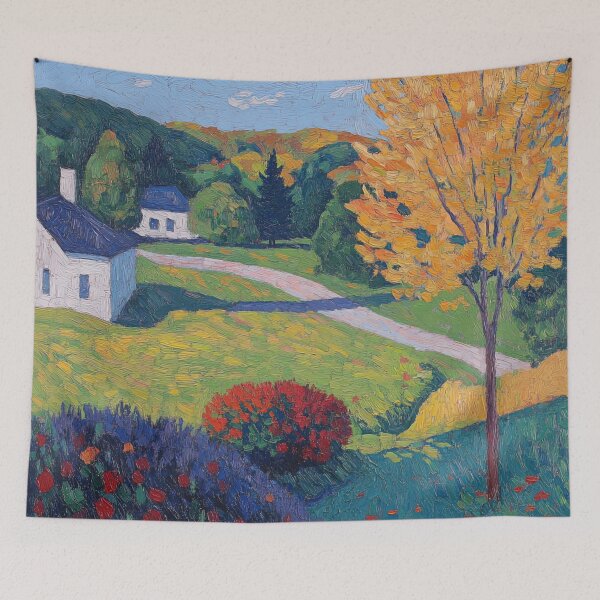 Item preview, Connecticut state | Post-impressionist painting style designed and sold by ComicsFactory.
