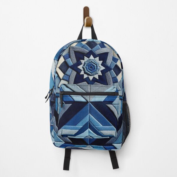Item preview, geometric pattern from colored pieces of denim. designed and sold by Dogandesighn.