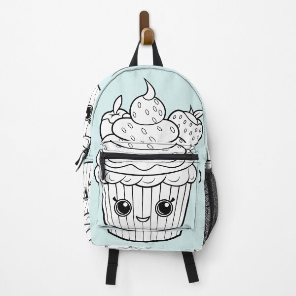 Item preview, Delicious Cupcake Coloring Page Pattern designed and sold by DavidColoring.