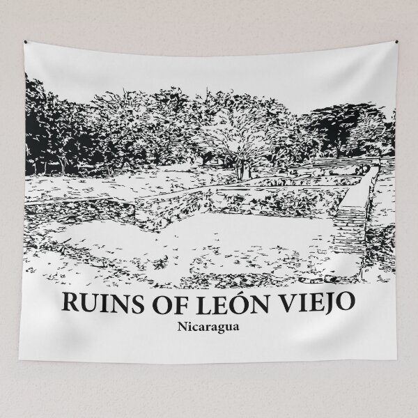 Item preview, Ruins of León Viejo - Nicaragua designed and sold by Lakeric Cityscapes.