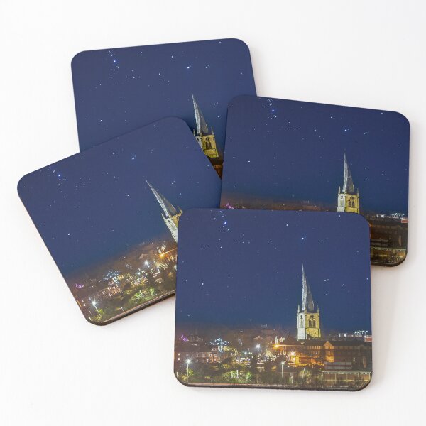 Item preview, Starry Night Over Old English Town designed and sold by 1icreations.