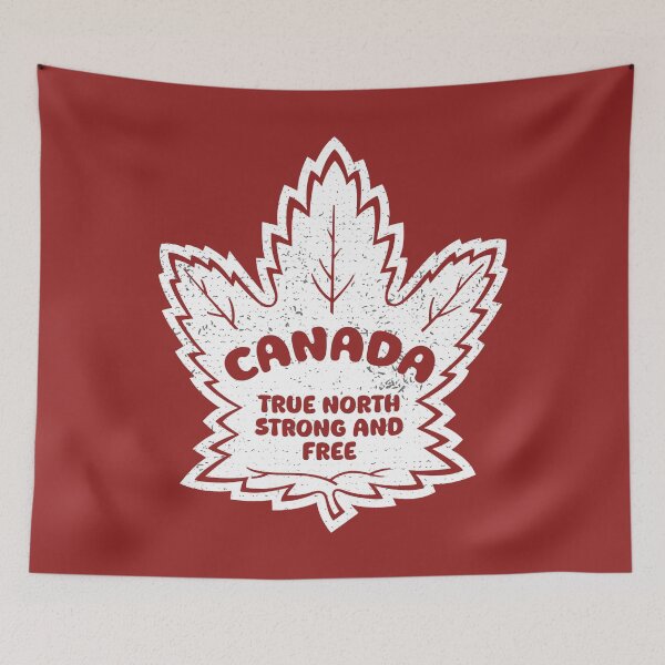 Item preview, Canada Maple Leaf True North Strong And Free  designed and sold by HowToCanadian.