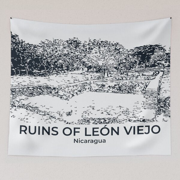 Item preview, Ruins of León Viejo - Nicaragua designed and sold by Lakeric Cityscapes.