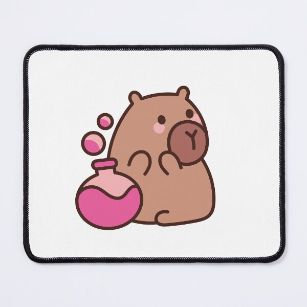 Item preview, Capybara Wizard with Pink Potion designed and sold by Polarisofficial.