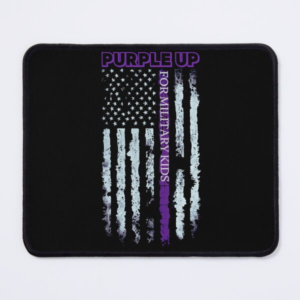 Item preview, Purple Up for Military Kids American Flag designed and sold by DARK_NOVA.