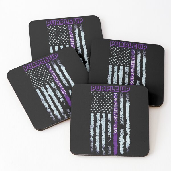 Item preview, Purple Up for Military Kids American Flag designed and sold by DARK_NOVA.