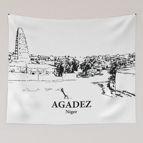 Item preview, Agadez - Niger designed and sold by Lakeric Cityscapes.