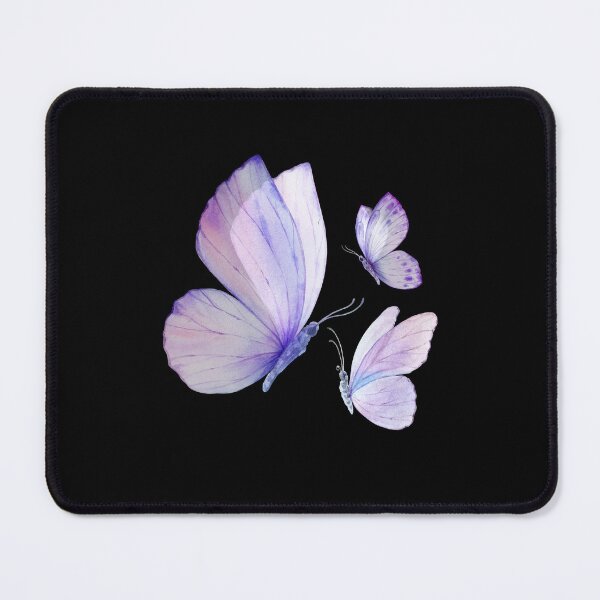 Item preview, Watercolor Blue, Pink and Purple Butterflies designed and sold by mimiscreativity.