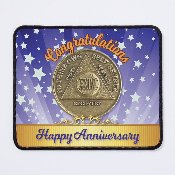 Item preview, 24 Year Coin Recovery Anniversary You Are A Miracle designed and sold by ApexDesigners.