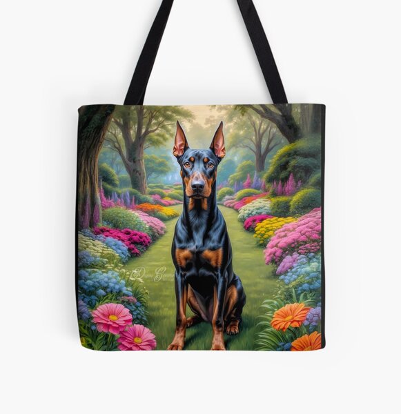 Item preview, Delta Black-Rust Doberman Dog Painting designed and sold by Heart and Soul Studio.