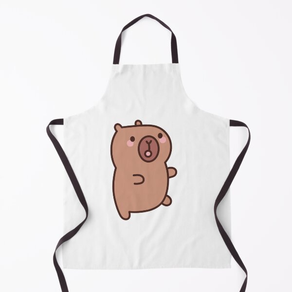 Item preview, Simple Capybara with Surprised Expression designed and sold by Polarisofficial.