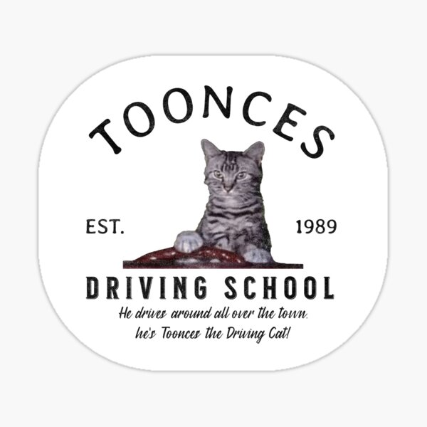 Artikel-Vorschau von Toonces Fahrschule – Gegründet 1989 – Vintage-Originaldesign, designt und verkauft von MisterrAB.