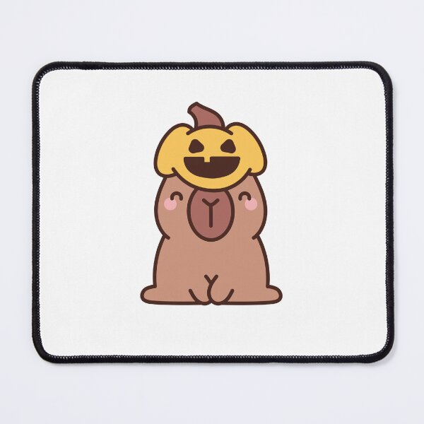 Item preview, Halloween Capybara with Pumpkin Mask designed and sold by Polarisofficial.