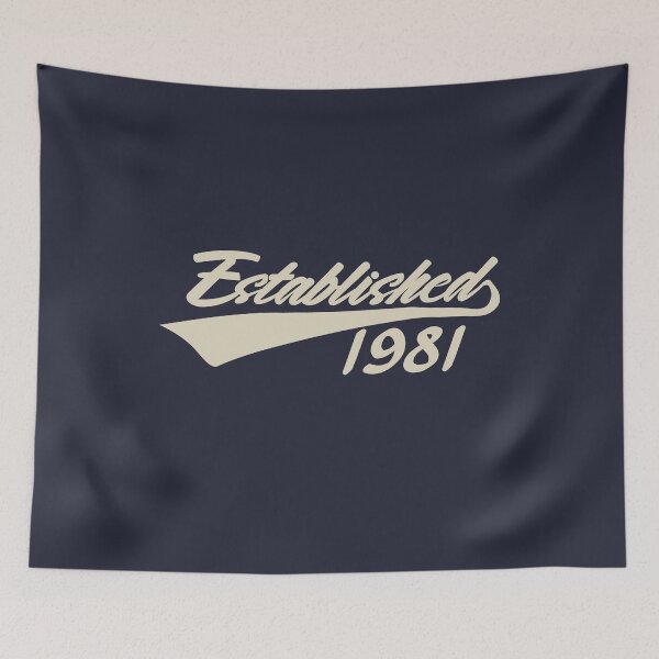 Item preview, Established 1981 Funny 44th Birthday Gift Retro Vintage Style 44 Year Old Bday Gifts for Men Women designed and sold by BCNDesign.