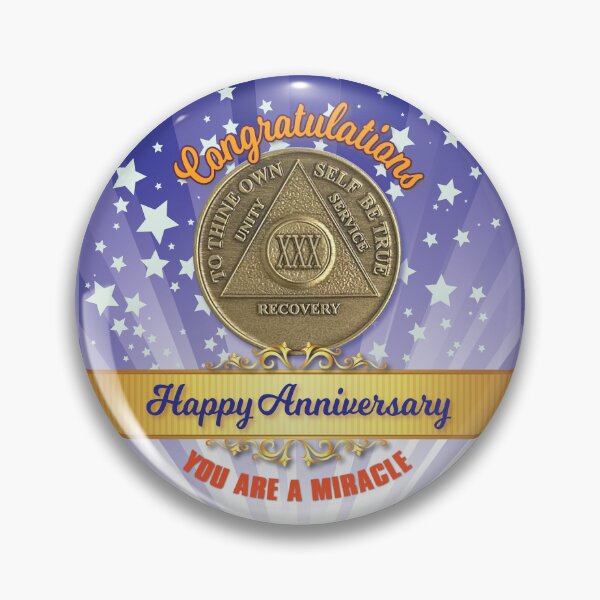 Item preview, 30 Year Coin Recovery Anniversary You Are A Miracle designed and sold by ApexDesigners.