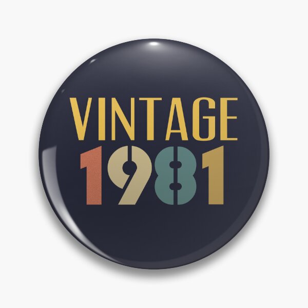 Item preview, Vintage 1981 Cool 44th Birthday Gift Funny Retro Style 44 Year Old Bday Gifts for Men Women designed and sold by BCNDesign.