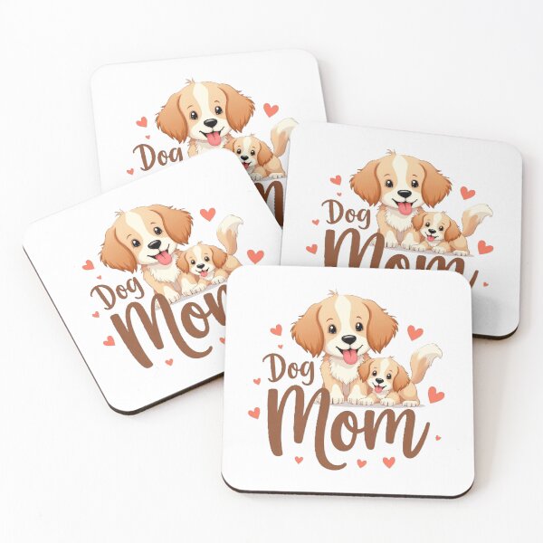 Item preview, Dog mom, cute dogs with loving hearts. designed and sold by nicnacc.