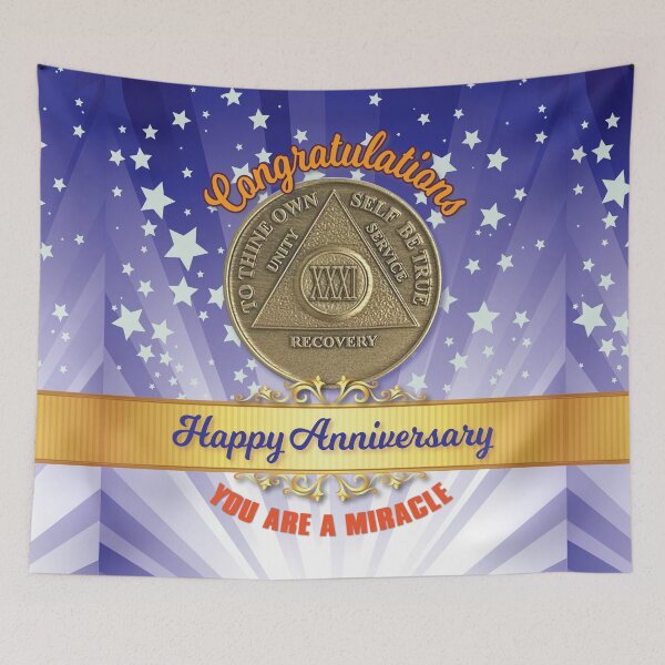 Item preview, 31 Year Coin Recovery Anniversary You Are A Miracle designed and sold by ApexDesigners.
