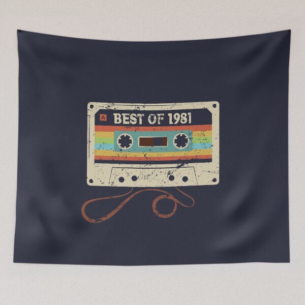 Item preview, Best of 1981 Cool 44th Birthday Gift Funny Vintage Cassette Tape 44 Year Old Bday Gifts for Men Women designed and sold by BCNDesign.