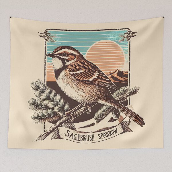 Item preview, Sagebrush Sparrow designed and sold by theAVIARY7.