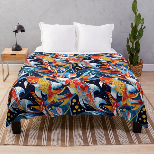 Item preview, Lively Koi Fish Pattern designed and sold by Canvas-Whispers.