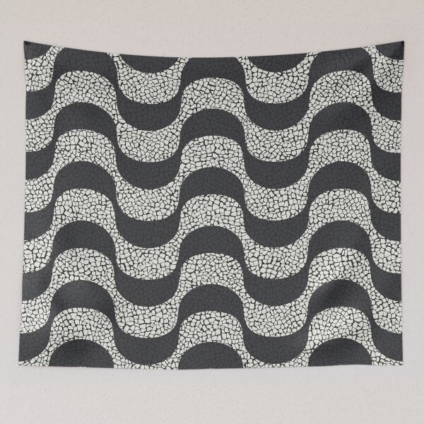 Item preview, Walk the Streets of Rio: Copacabana Sidewalk Theme designed and sold by The Lines.