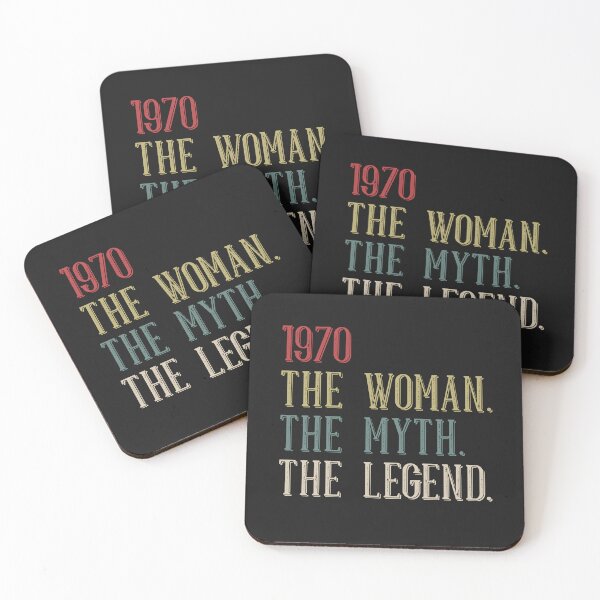 Item preview, 1970 The Woman Myth Legend Cool 55th Birthday Gift Funny Vintage Retro Style 55 Year Old Bday Gifts for Men Women designed and sold by BCNDesign.