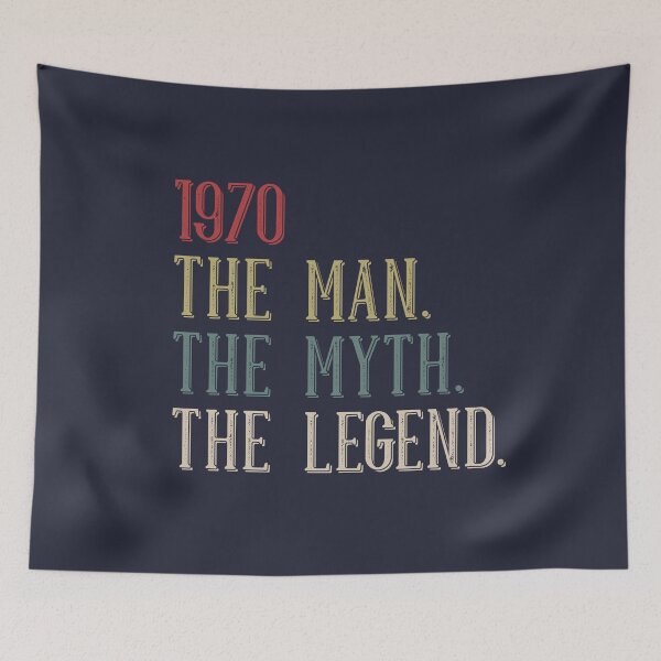 Item preview, 1970 The Man Myth Legend Cool 55th Birthday Gift Funny Retro Vintage Style 55 Year Old Bday Gifts for Men Women designed and sold by BCNDesign.
