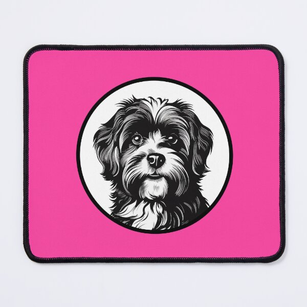 Item preview, Lhasa Apso Cameo Dog Portrait designed and sold by Adam Regester.