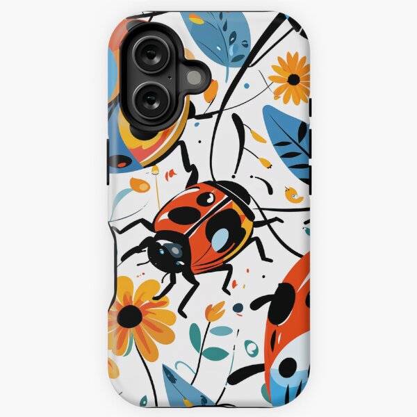 Item preview, Playful Ladybug Pattern designed and sold by Canvas-Whispers.