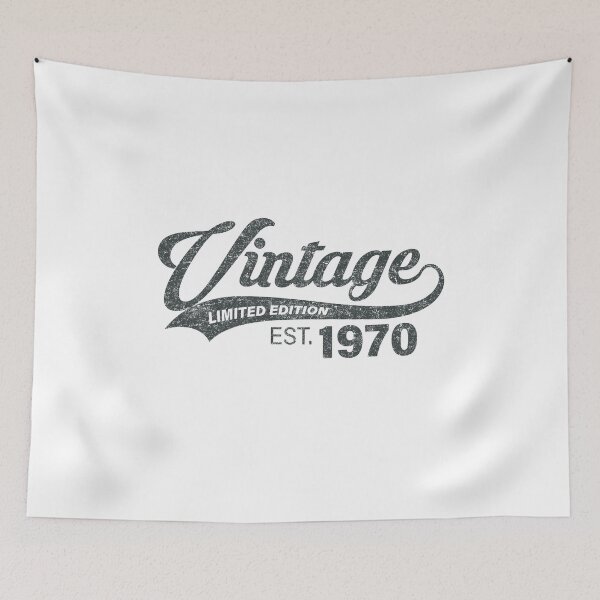 Item preview, Vintage 1970 Limited Edition Cool 55th Birthday Gift Funny Retro Style 55 Year Old Bday Gifts for Men Women designed and sold by BCNDesign.