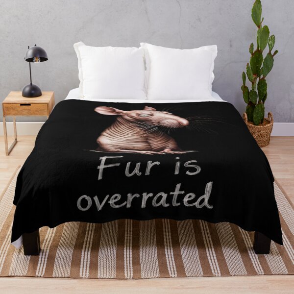 Item preview, Fur is Overrated! Who Needs Fur Anyway? designed and sold by twisted-dot.
