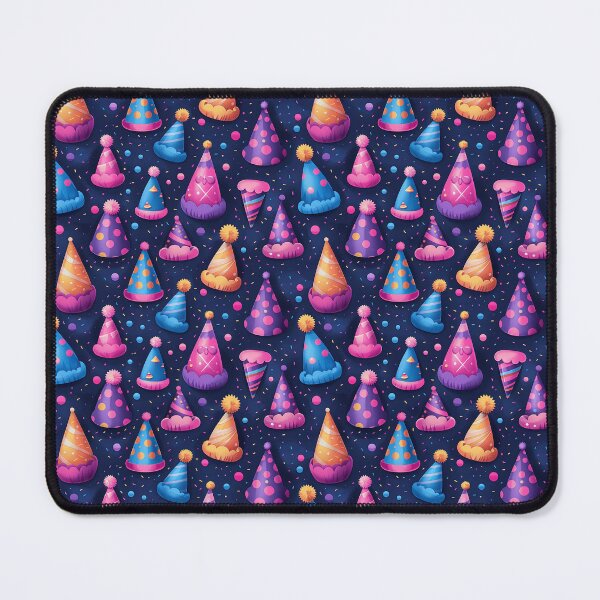 Item preview, Colorful Party Featuring Party Hats and Festive Decorations designed and sold by NTGUILTY.