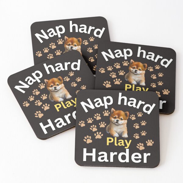 Item preview, Nap hard, play harder designed and sold by Pawprintgallary.