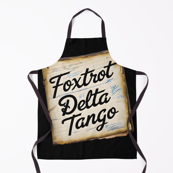 Item preview, Foxtrot Delta Tango – Pilot’s Notes Handwritten T-Shirt designed and sold by HCNDesign.
