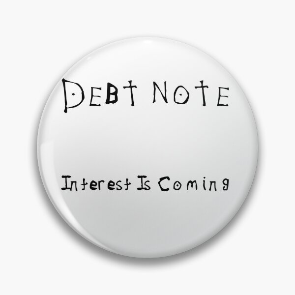 Item preview, Debt Note Interest Is Coming In Black designed and sold by TheGoodTheVibe.