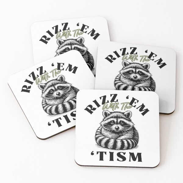Item preview,   Autism Funny Rizz Em With The Tism Autistic Racoon designed and sold by ZACK ART.