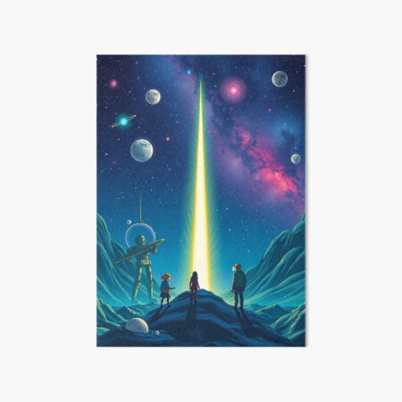 Vista previa del artículo con la obra «Aventuras espaciales intergalácticas (ISA)», diseñado y vendido por Weilhorn111.