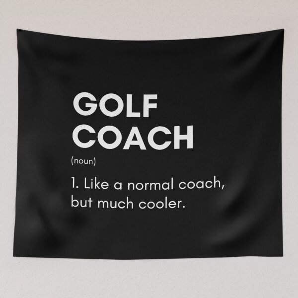 Item preview, Golf Coach Like A Normal Coach But Much Cooler Funny Trainer designed and sold by CuteLovelyDesigns.
