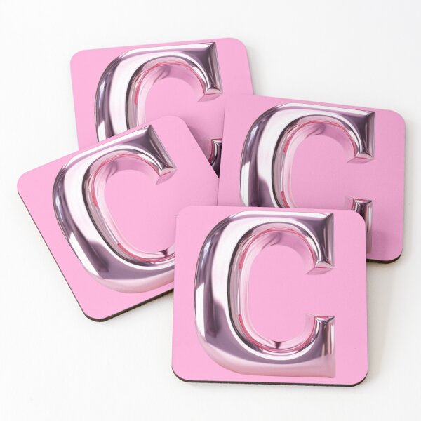 Item preview, Letter C, Shiny Balloon Effect, Name, Metallic designed and sold by We Are Stardust.