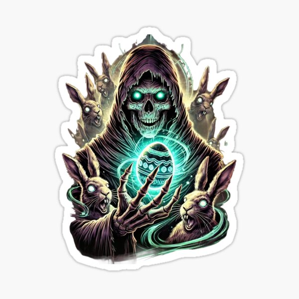 Item preview, Easter Necromancer: The Rise of the Undead Bunnies designed and sold by Fantasy-Vibes.