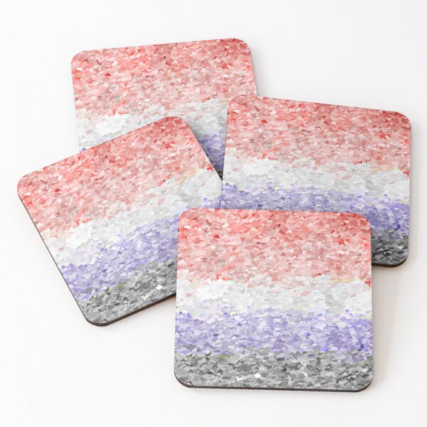 Item preview, Funky Boho Groovy Retro Abstract Digital Cupioromantic Pride Flag designed and sold by Chaos Queery.
